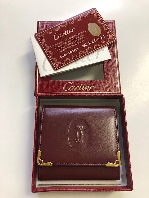 カルティエ/Cartier マストライン コインケースお買取いたしました | 銀座屋 平岸店