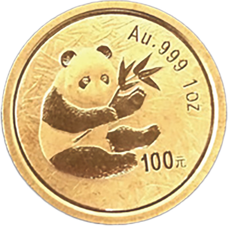 中国のパンダ金貨
