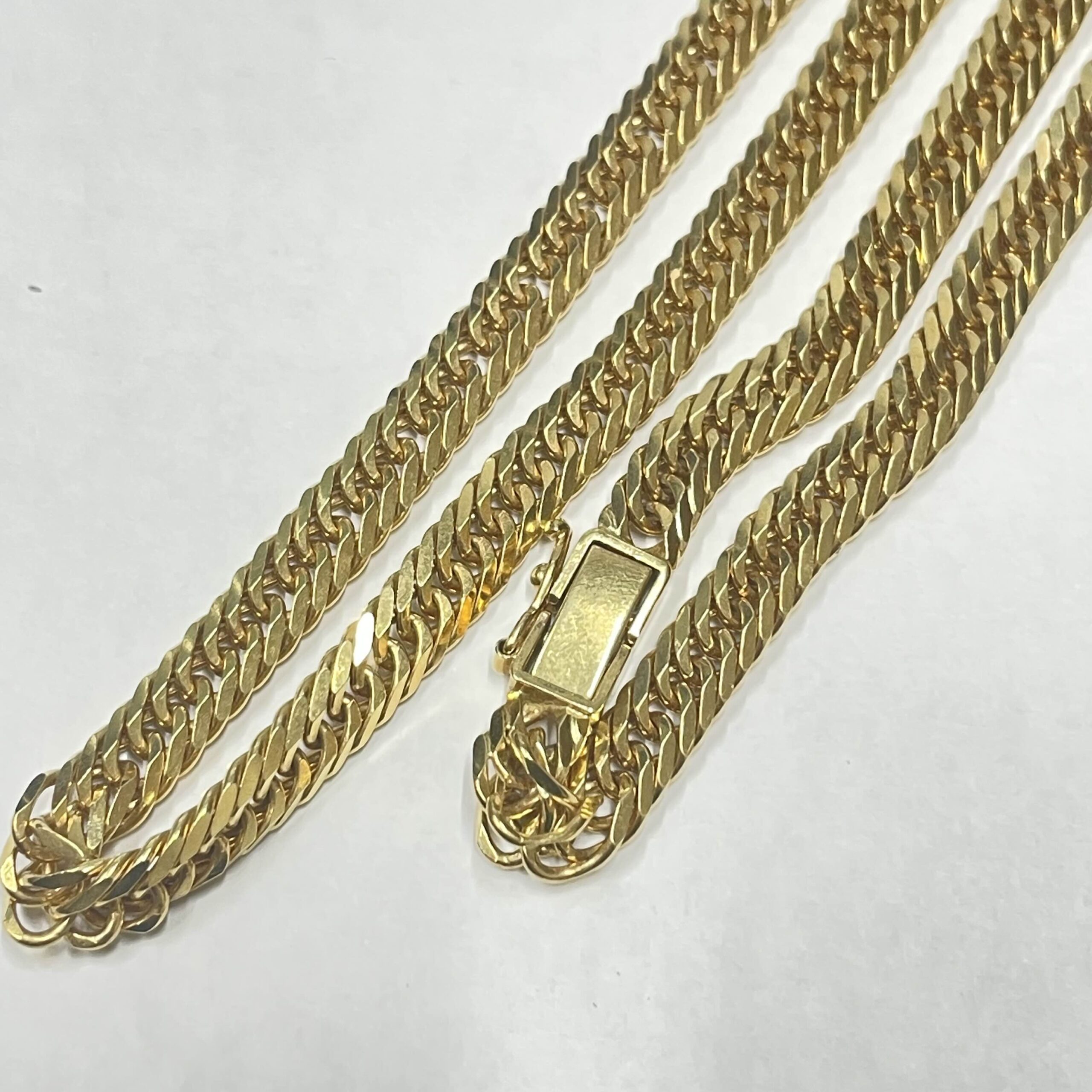 新品 ≪日本製/高品質/K18≫ 喜平チェーンネックレス 50センチ｜レディース