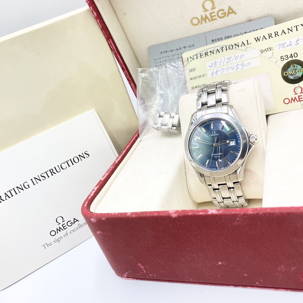 オメガ (OMEGA) シーマスター 120M 2511.81電池交換済 箱付き OMEGA