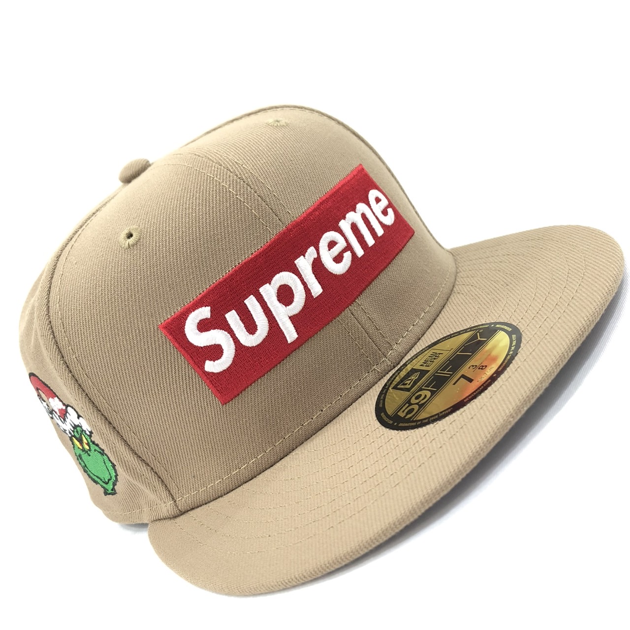 Supreme グリンチ キャップ ベージュ Supreme シュプリーム Grinch Box Logo New Era 59Fifty Fitted Cap