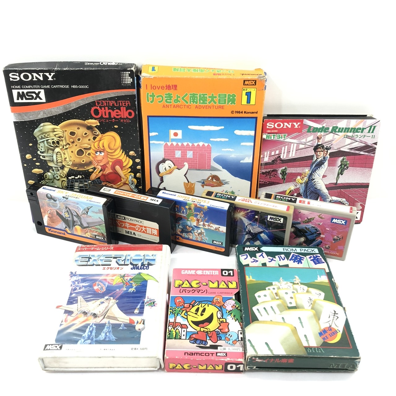 MSX ゲームソフト4本セット MSX ゲームソフト まとめて14本セット