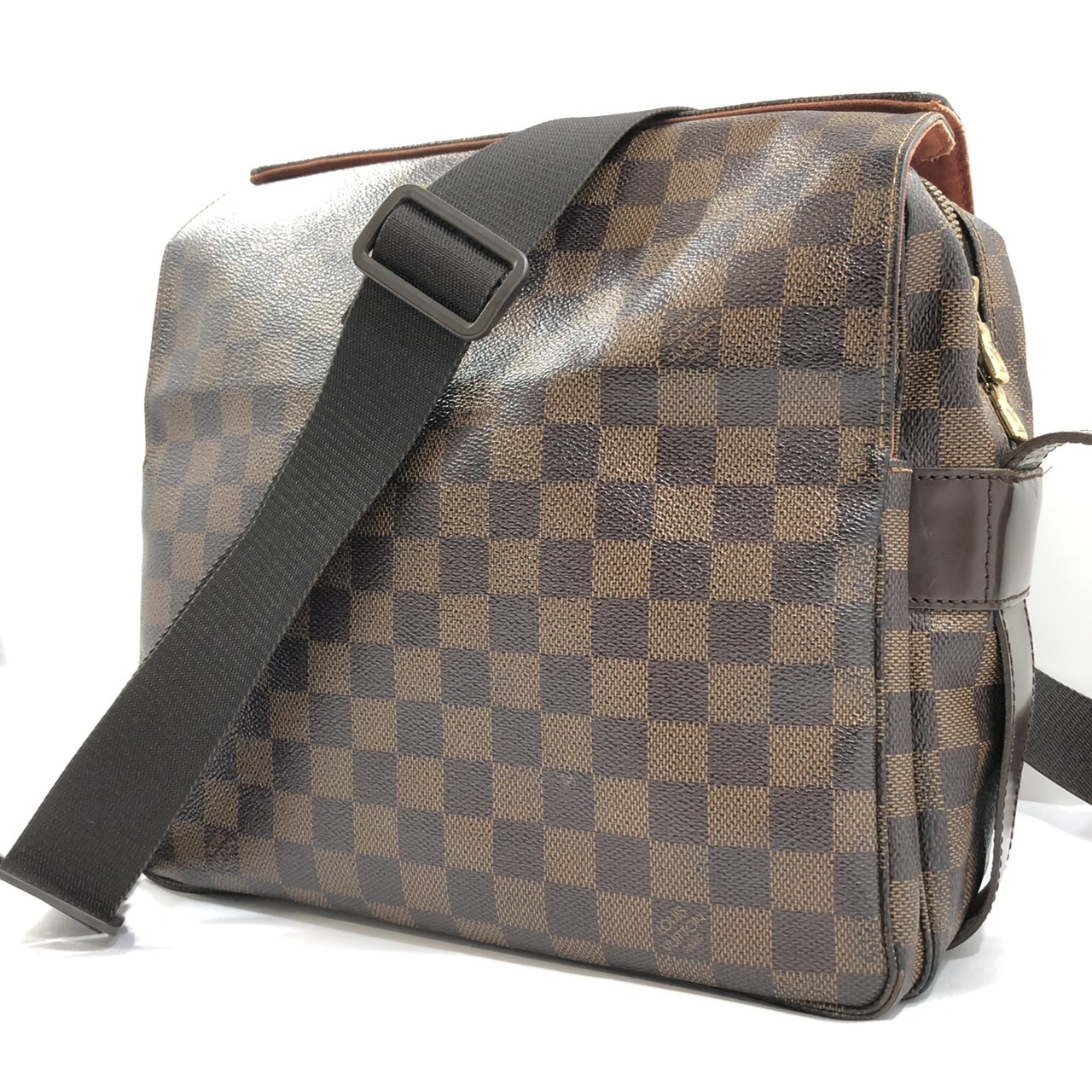 お買い得 ルイヴィトン ダミエ エベヌ ナヴィグリオ ショルダーバッグ LOUIS VUITTON ルイヴィトン ダミエ エベヌ ナヴィグリオ