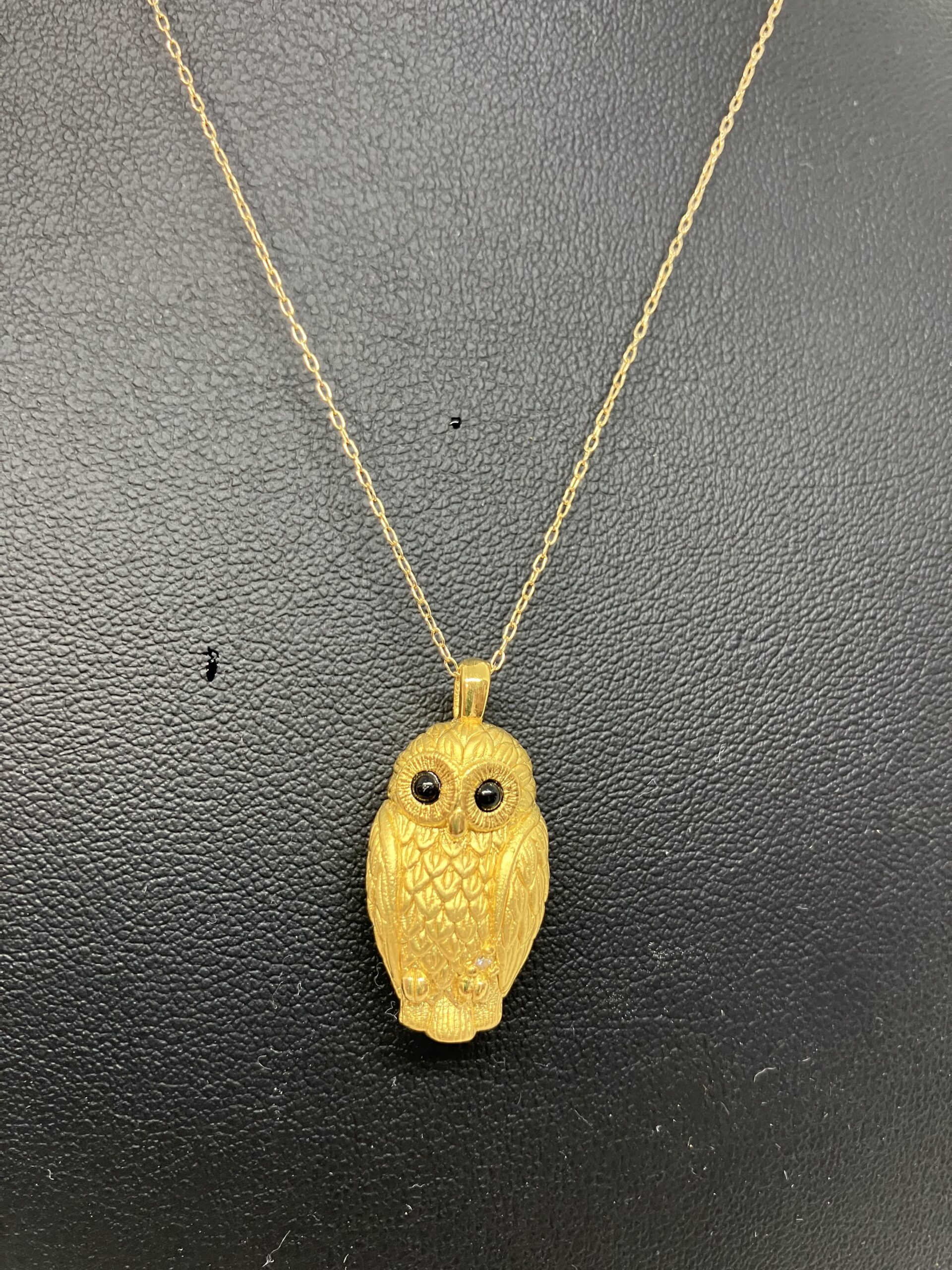K24製ふくろう型ペンダントをお買取りさせて頂きました♪ | 銀座屋