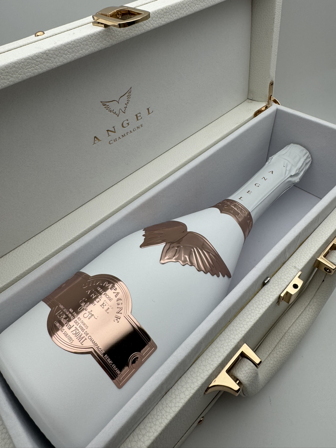 ANGEL CHAMPAGNE Vintage 空き箱 エンジェルシャンパン グリーン 空箱＋空瓶 シャンパン ANGEL