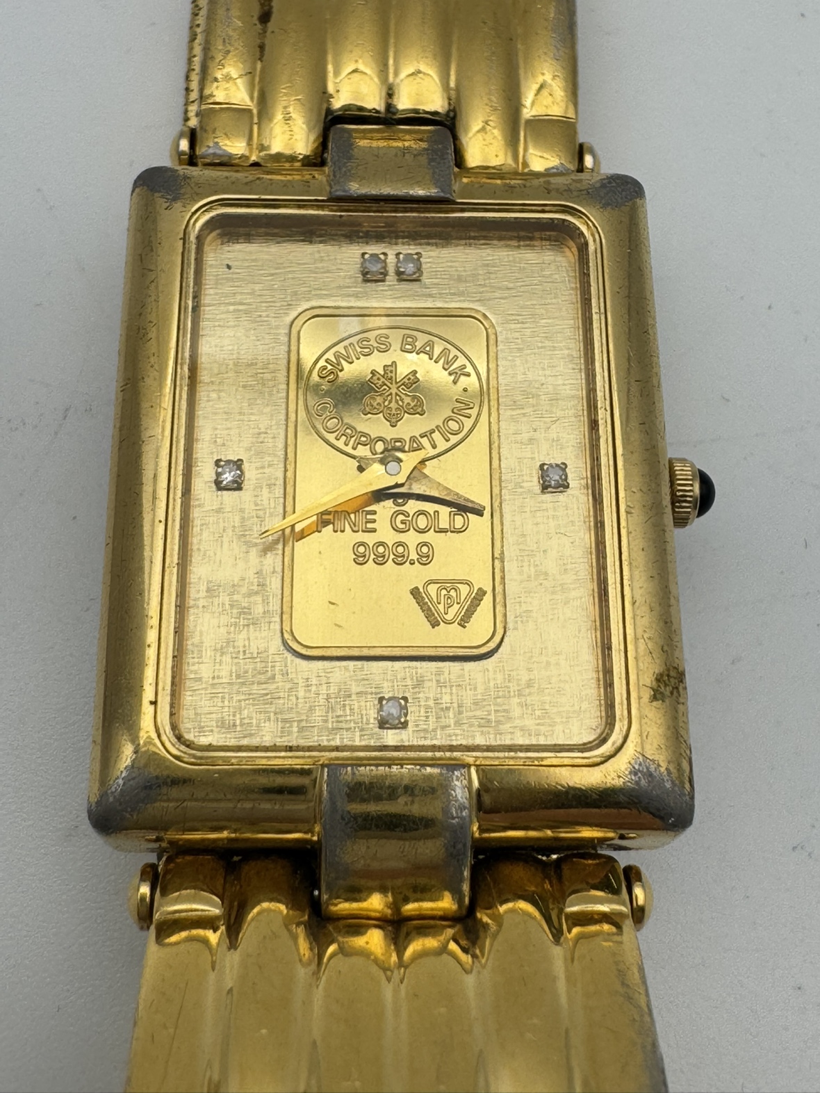 ELGIN FK-577-R エルジン 腕時計 メンズ インゴット 24K