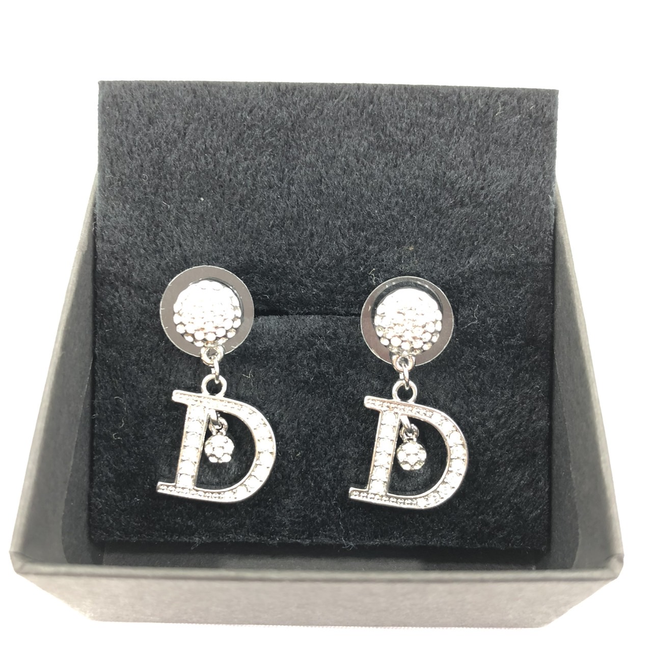 Christian Dior C&D ロゴ ピアス Christian Dior クリスチャンディオール ピアス Dロゴ ライン