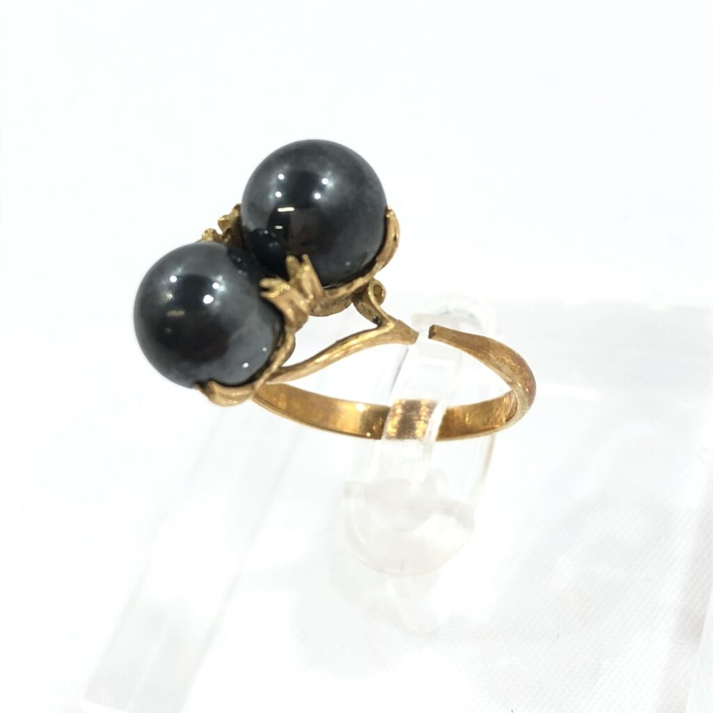 K18 ヘマタイト 地金 リング 貴金属 アクセサリー | 銀座屋