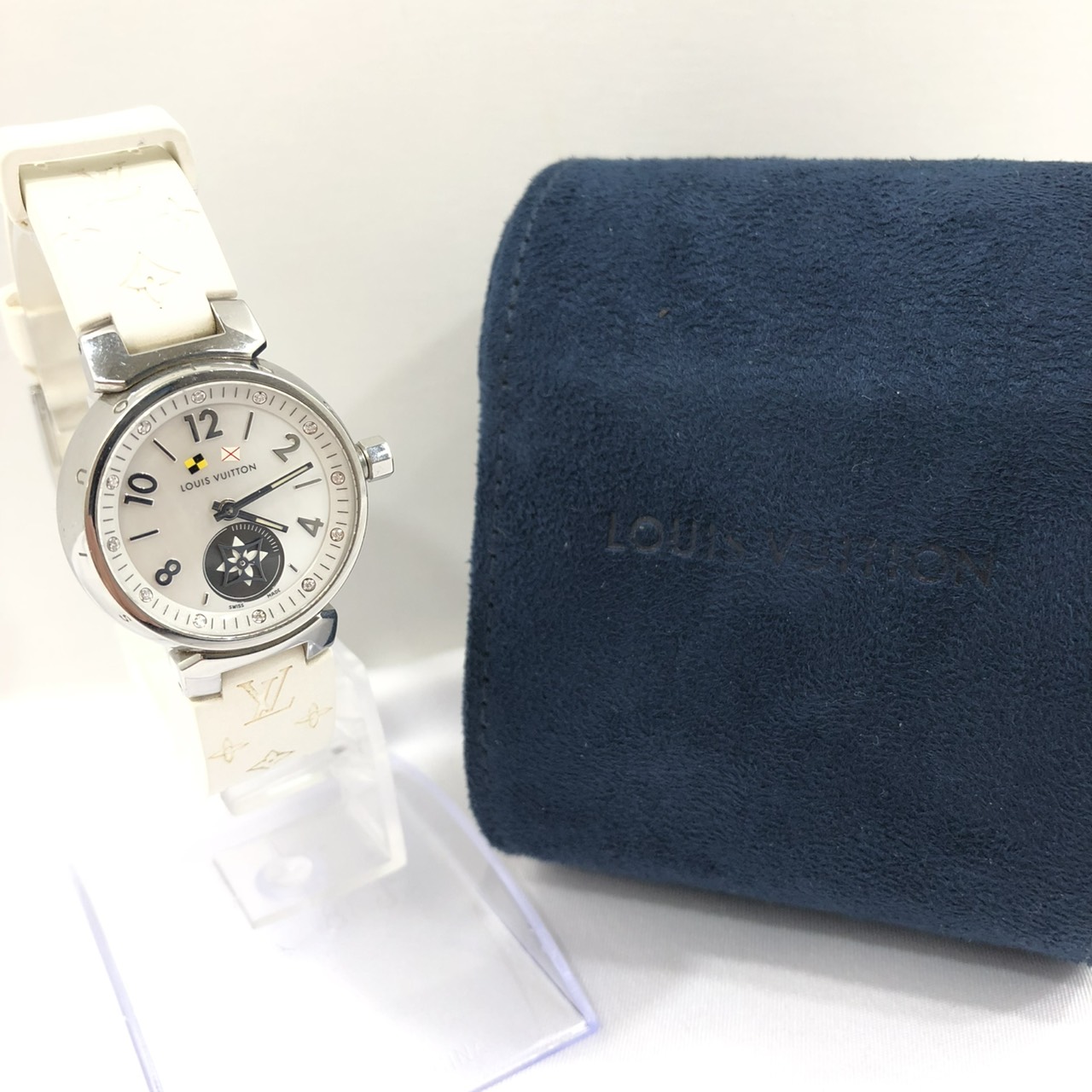 Louis Vuitton タンブール ラブリーカップ シェル文字盤 レディース