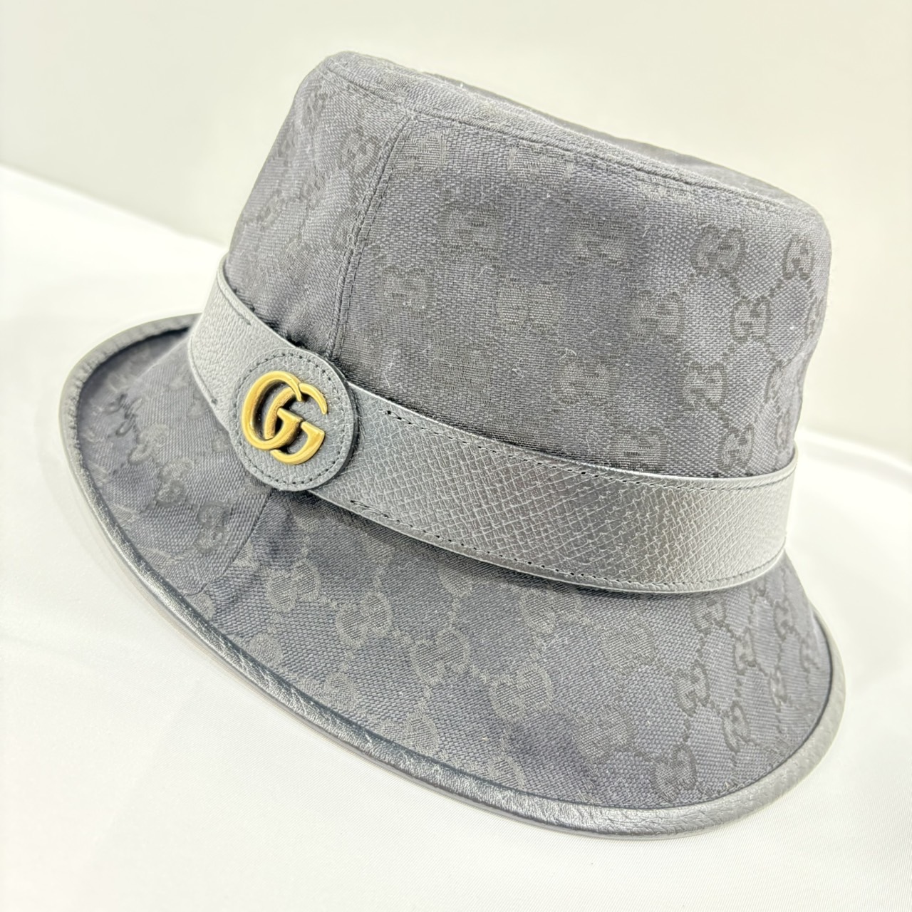 GUCCI グッチ GGキャンバス バケットハット ブラック | 銀座屋