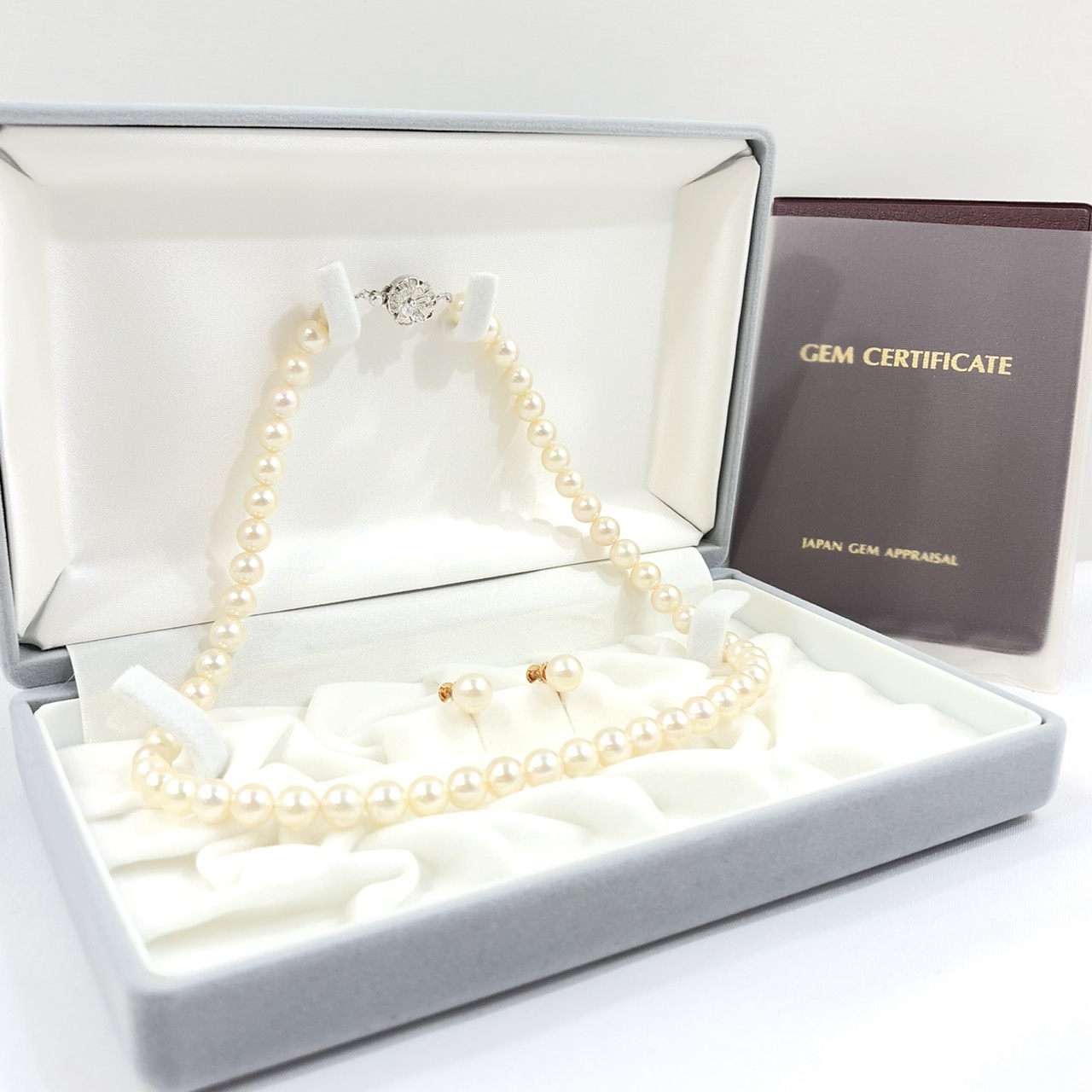 パールネックレス 750ゴールド留め具 鑑定済✨パールネックレス18k 750 留め具刻印あり 【公式通販】