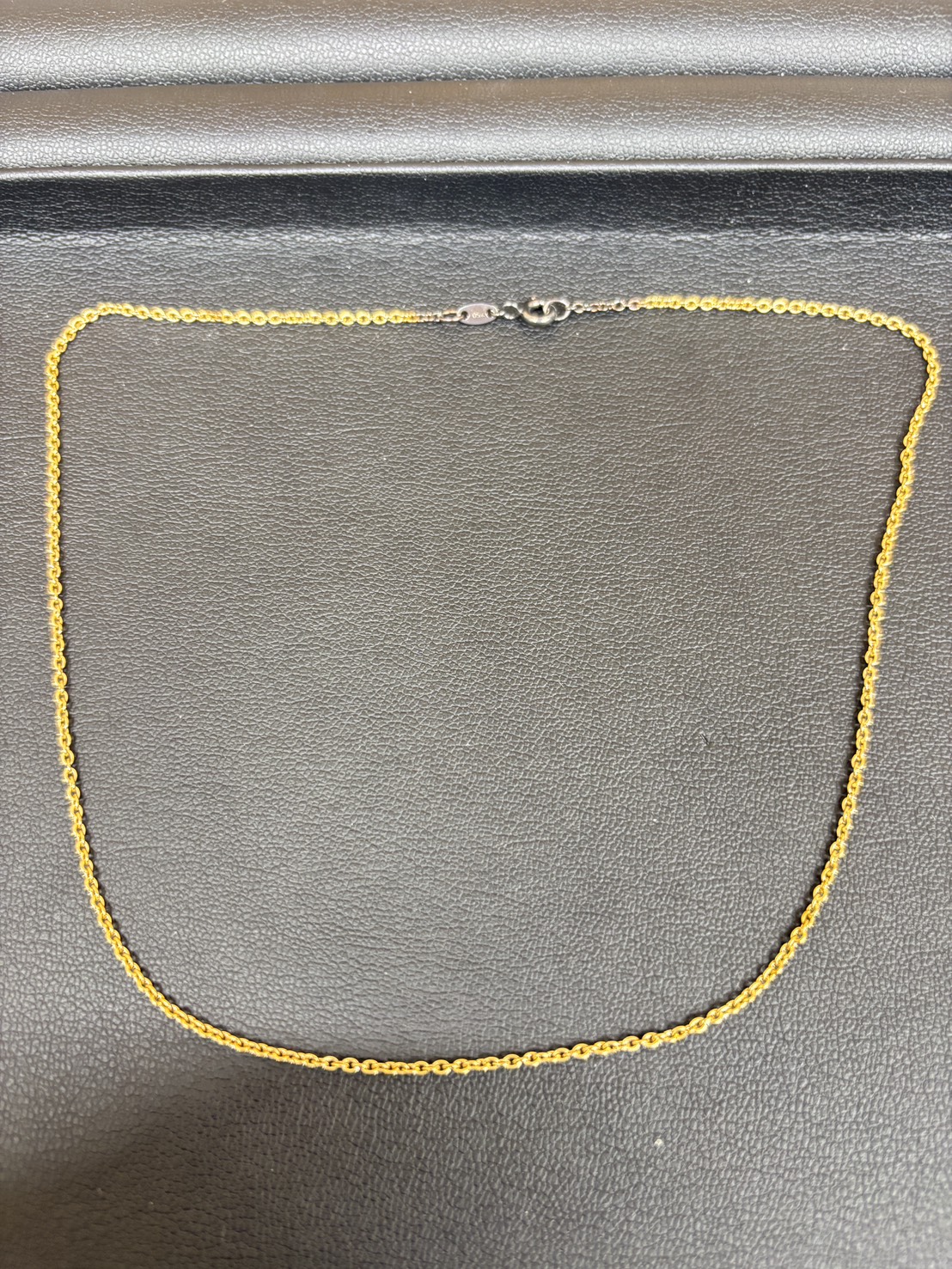 銀座屋 山科駅前店】シンプルに煌めく。K18ゴールドチェーンネックレス