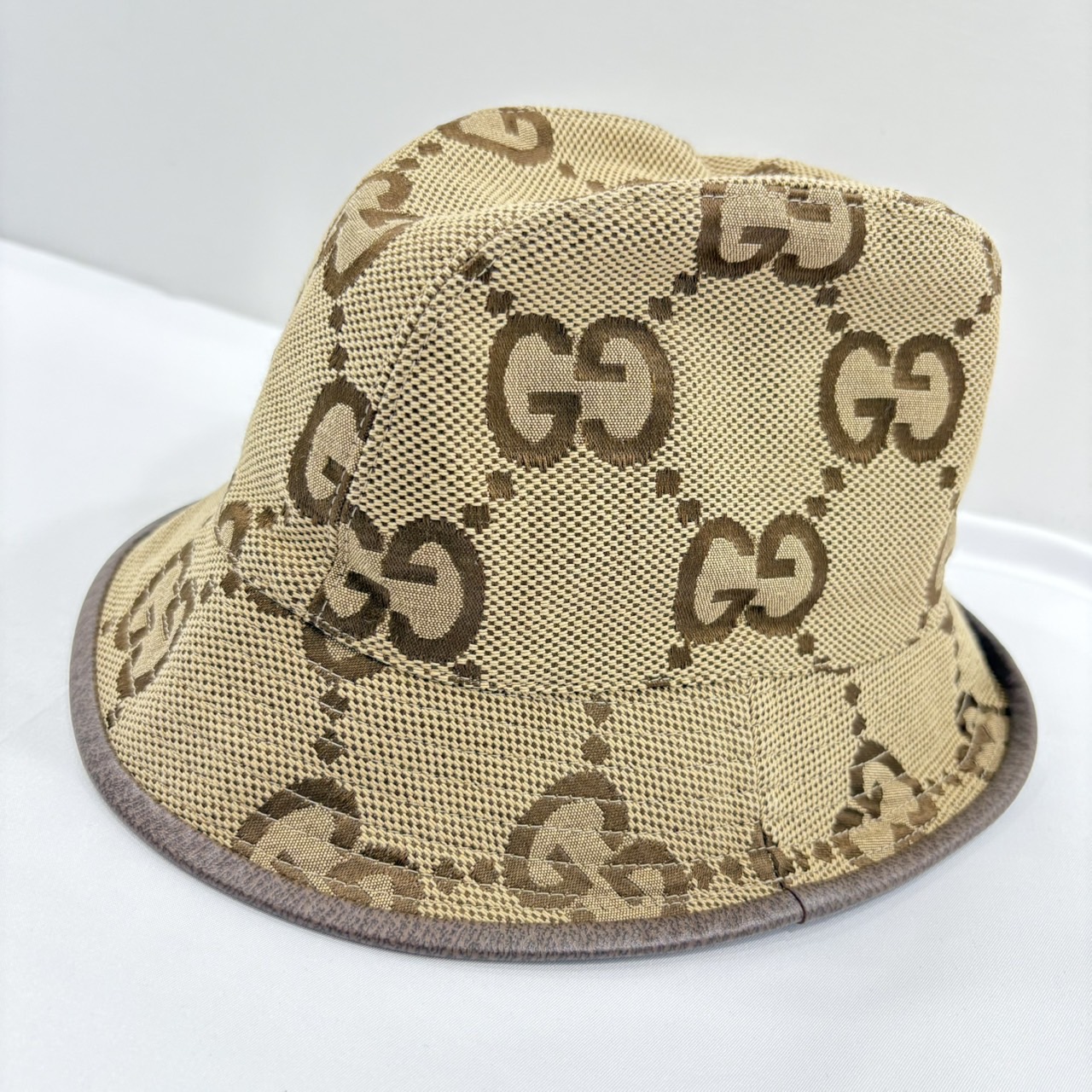 GUCCI グッチ ジャンボGG バケットハット ベージュ | 銀座屋