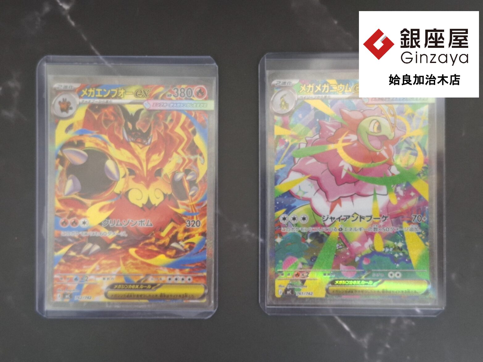 銀座屋 姶良加治木店】ポケモンカード メガエンブオー＆メガメガニウム