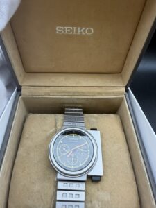 高田馬場 SEIKO クロノグラフ 腕時計 箱付き買取